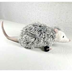 Douglas Realistic Possum Oliver Gray White Stuffed Animal Plush Toy 9” Opossum